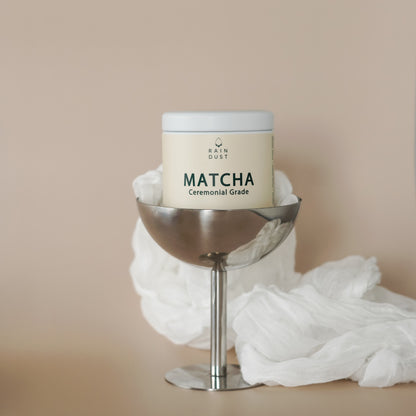 Our Ceremonial Grade Matcha is made of the finest quality from shade-grown young tea leaves. Earthy, creamy, and smooth finish.