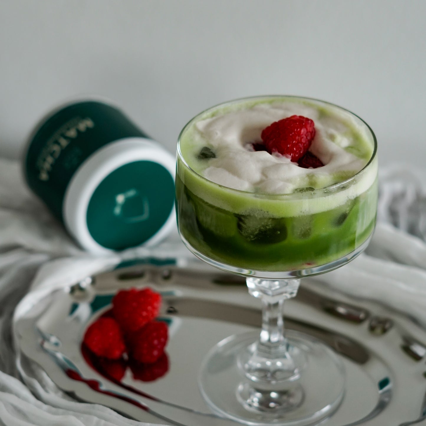 Raindust matcha is a Canadian ceremonial grade matcha brand known for it's high quality matcha. Carefully selected leaves, First Harvest, Japanese Matcha, Stone Ground Green Tea Powder. It's also known for it's vibrant green color and pleasing aroma. When prepared, it creates a rich, creamy flavor, perfect for making matcha lattes, traditional ceremonial matcha, or baking