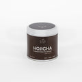 Rain Dust Organic Dark Roast Hojicha powder tin with Japanese roasted green tea powder