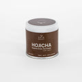 Rain Dust Light Roast Hojicha powder tin with Japanese roasted green tea powder