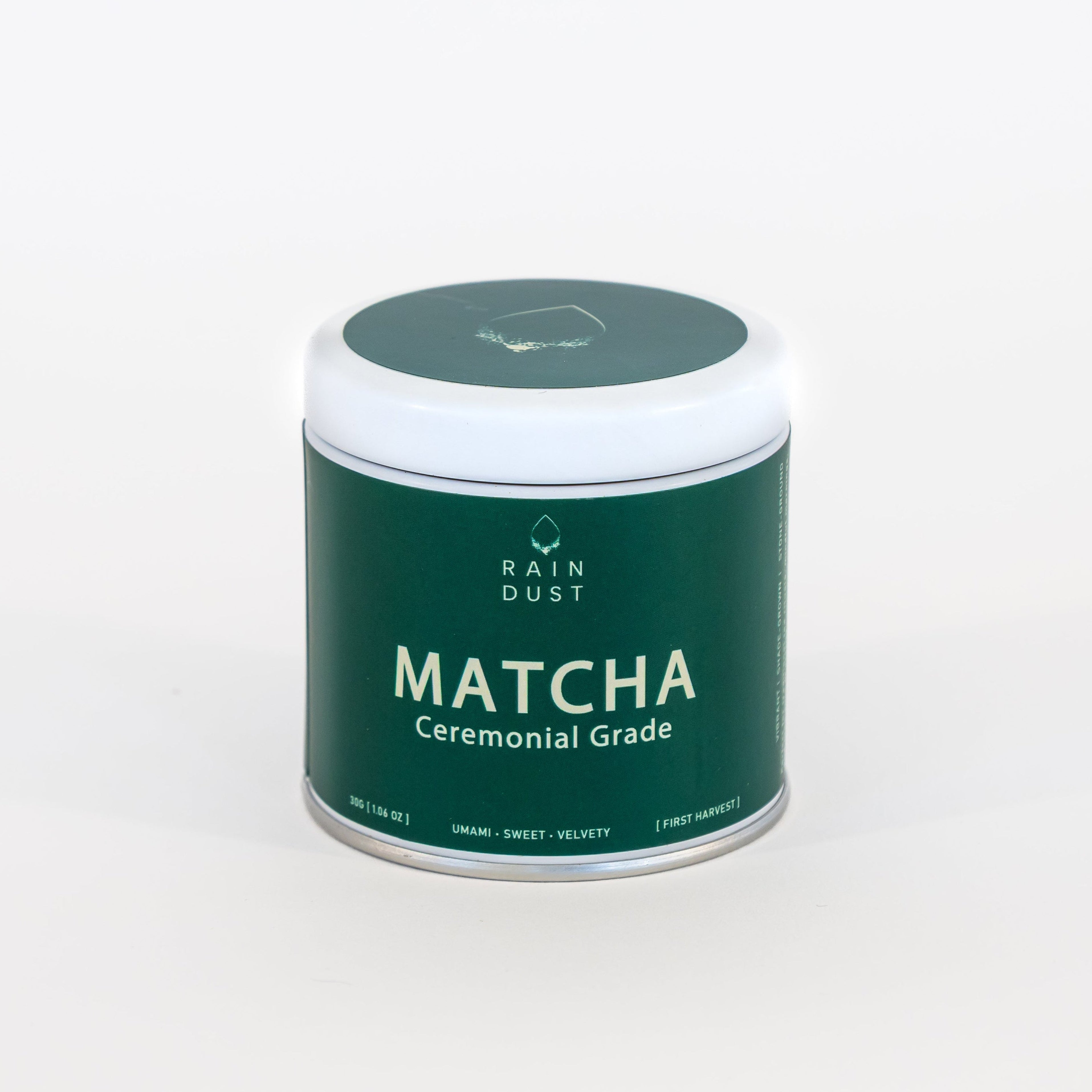 Close-up of premium matcha powder, vibrant green Japanese tea with smooth texture and rich umami aroma.