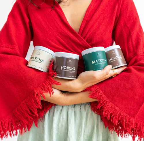 Matcha & Hojicha Variety Set (4 Signature Blends)