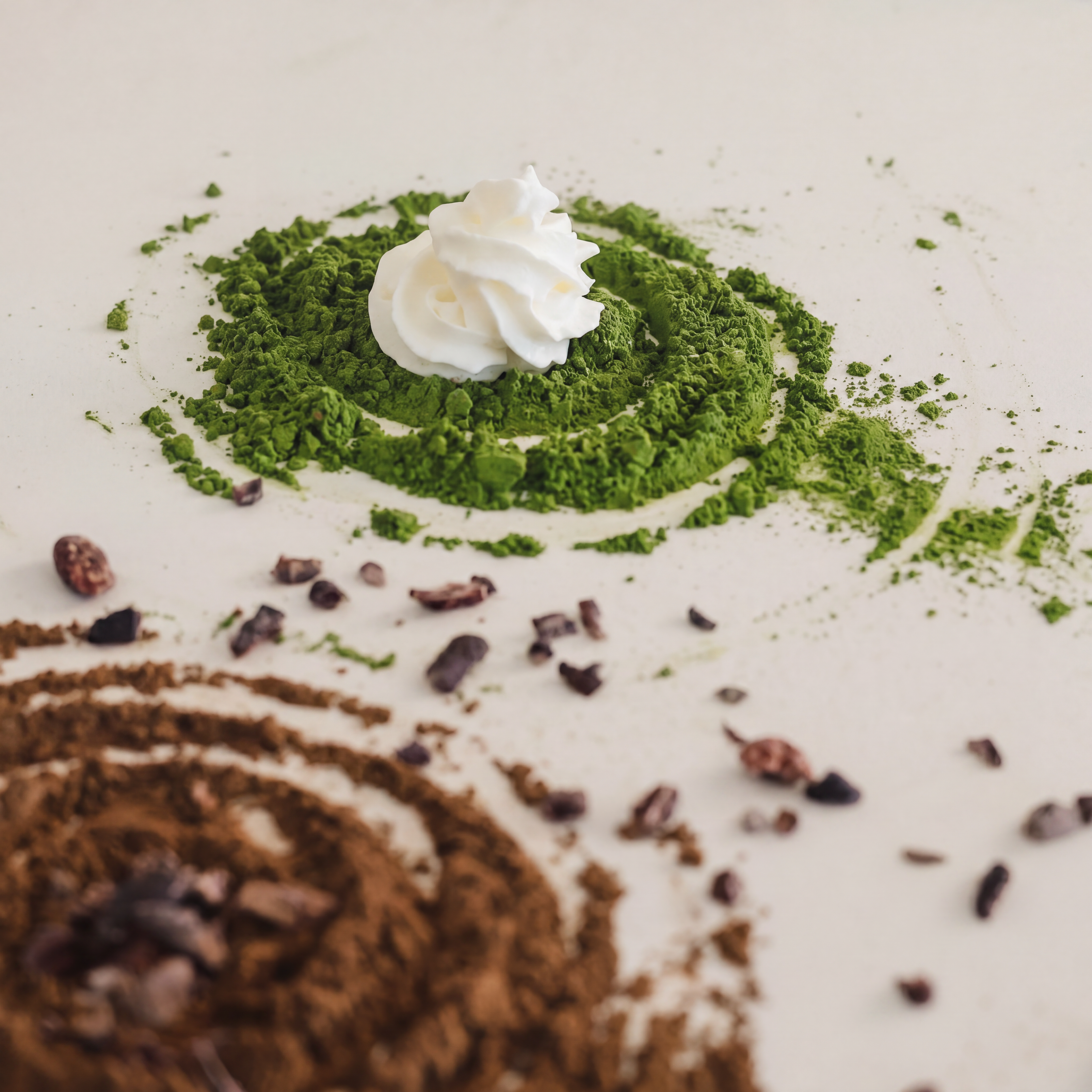 Smooth & Creamy ceremonial-grade Japanese matcha powder with a vibrant green colour and fine stone-ground texture